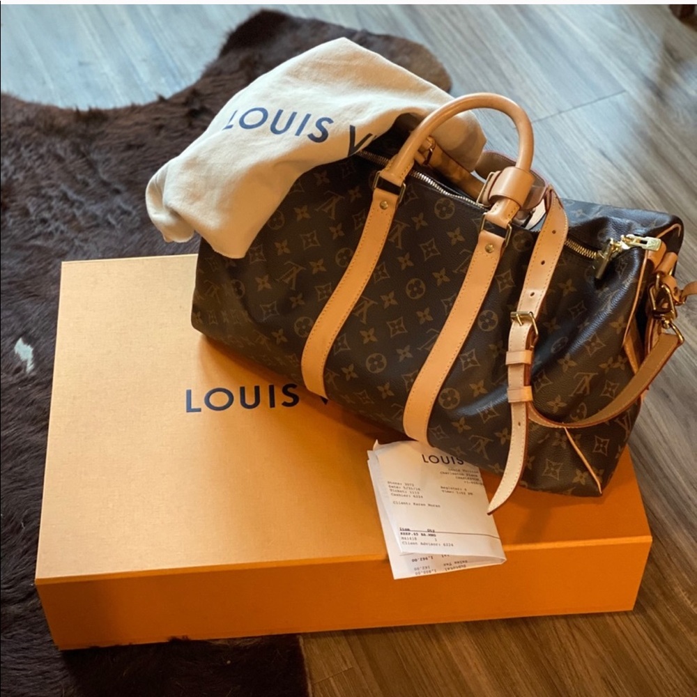 Louis Vuitton Keepall 45 Shopping Dust Bag Receipt